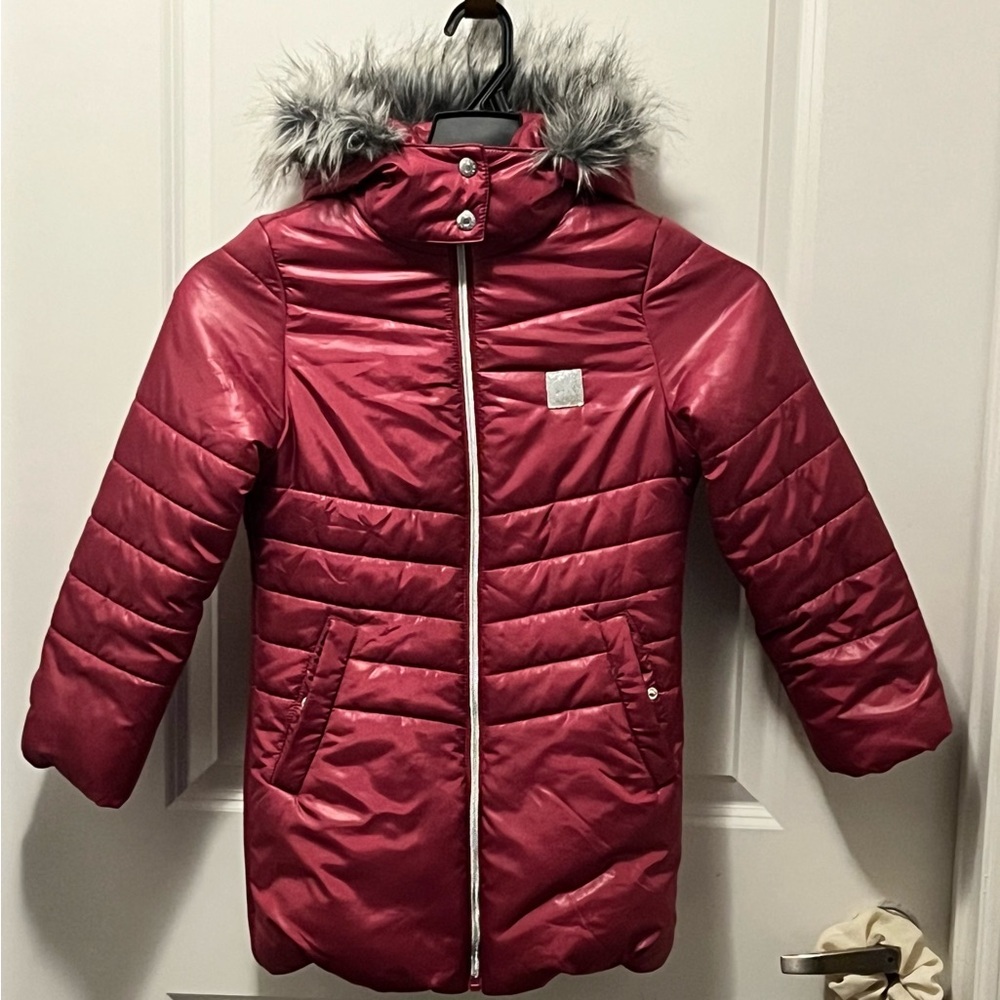 Hot Pink CK Puffer Jacket for girls